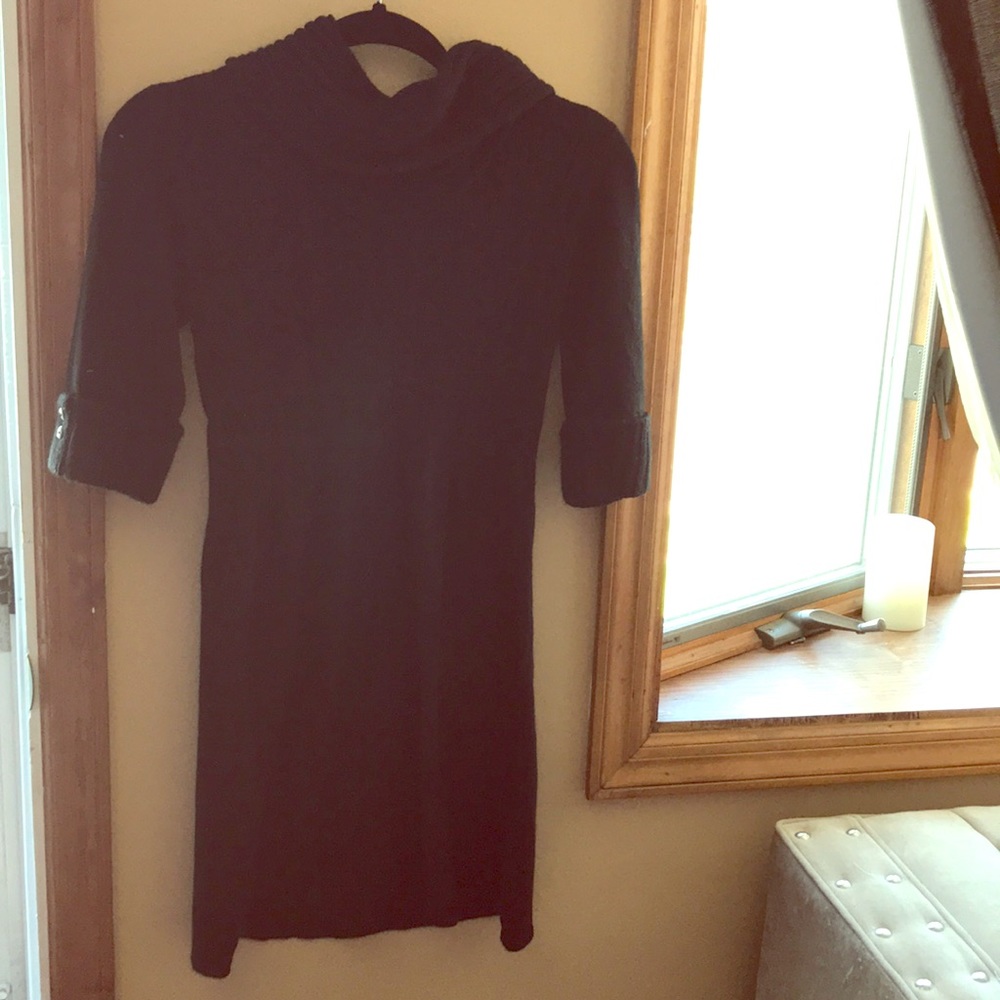 Turtleneck sweater dress